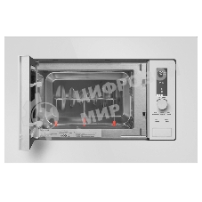Микроволновая печь встраиваемая Maunfeld JBMO820GW01 белый, 20 л, 1080 Вт, переключатели - сенсор/поворотный механизм