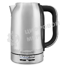 Чайник электрический KitchenAid 5KEK1701ESX стальной, 1.7 л, 2400 Вт