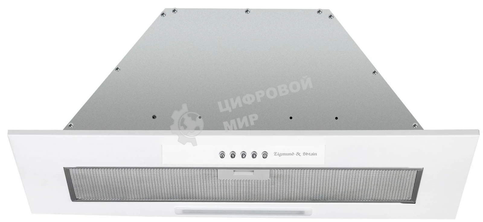 Вытяжка встраиваемая Zigmund & Shtain K 012.7 W белый, 70 см, 1010 куб. м/ч, 74 дБ