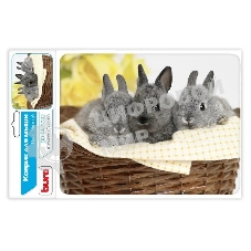 Коврик для мыши Buro BU-M40092 рисунок/кролики