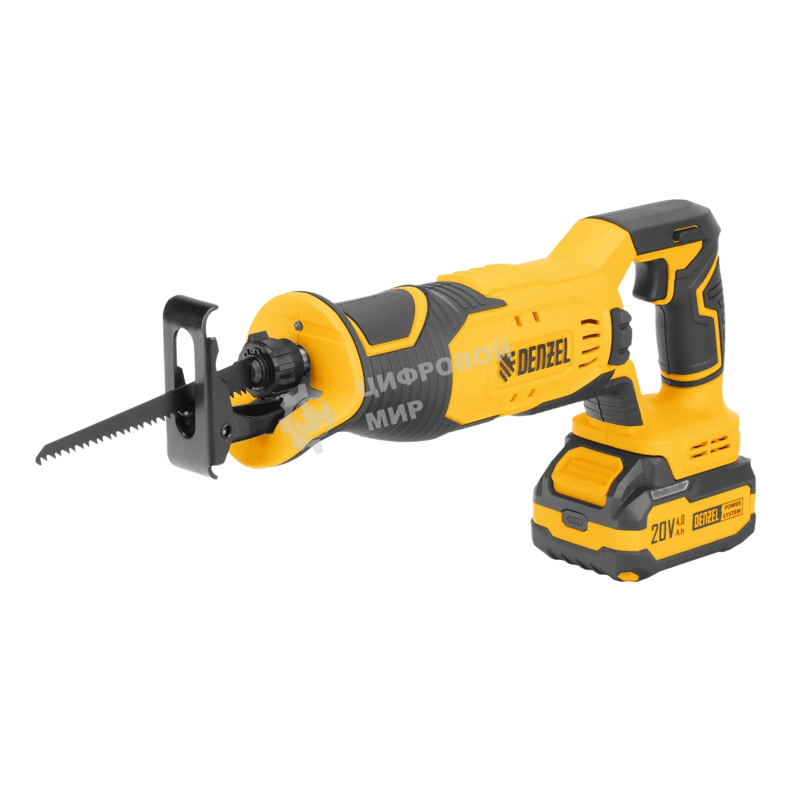 Пила сабельная Denzel RS-180 аккумуляторная Li-Ion, 20 В