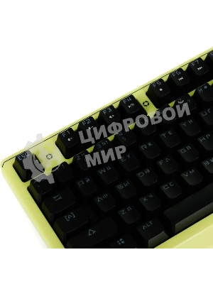 Клавиатура проводная A4Tech Bloody B810RC Punk USB желтый/черный