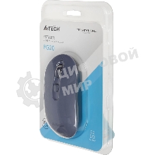Мышь беспроводная A4Tech Fstyler FG20 пепельный/синий, 2000 dpi, радиоканал, USB, кнопки - 4