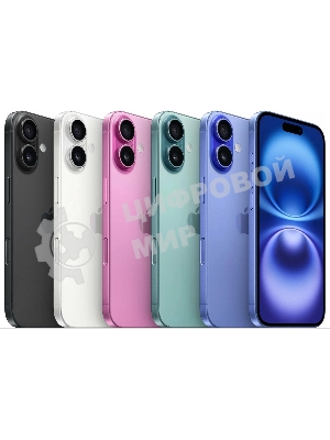 Смартфон Apple iPhone 16, 8/256Gb, розовый
