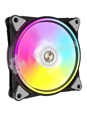 Вентилятор для корпуса Alseye HALO PRO B-R черный, 120 мм, 2100 об/мин, 26 дБ, 4 pin