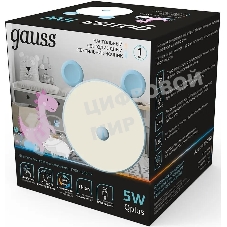 Ночник Gauss NN7026 мышка голубой