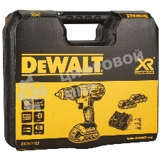 Дрель-шуруповерт DeWalt DCD771S2 18 В, 1,5 Ач, 42 Нм, щеточный