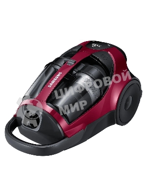 Пылесос Samsung VCC885HH3P красный, 430/2200 Вт, уборка сухая, пылесборник контейнер 2 л