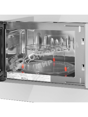 Микроволновая печь встраиваемая Maunfeld JBMO820GW01 белый, 20 л, 1080 Вт, переключатели - сенсор/поворотный механизм