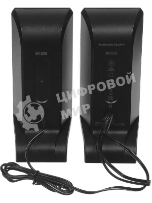 Акустическая система Edifier M1250 черный 2.0 активные