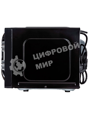 Микроволновая печь JVC JK-MW146M черный/серебристый, 20 л, 700 Вт, переключатели - поворотный механизм