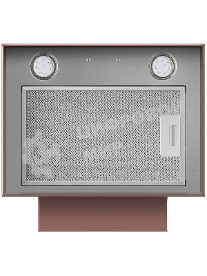 Вытяжка пристенная островная Maunfeld Bath 401 медный, 40 см, 1150 куб. м/ч, 52 дБ