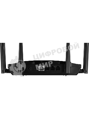 Роутер Mercusys MR70X AX1800 Dual-Band WiFi 6 Router, 574 Mbps at 2.4 GHz + 1201 Mbps at 5 GHz,4× Fixed External Antennas, 3× Gigabit LAN Ports, 1× Gigabit WAN Port, 1024-QAM, OFDMA, Router/Access Point Mode, MU-MIMO, WPA3, TWT, BSS Color