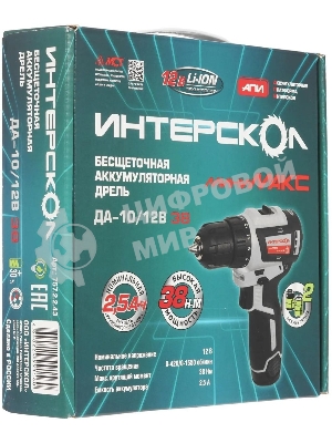 Отвертка аккумуляторная DA-10/12VK 757.2.2.43 ИНТЕРСКОЛ