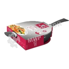 Сотейник Rondell Strike RDA-1399, 28 см, с крышкой, серый