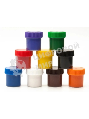 Гуашь Silwerhof Монстрики, 9 цветов, баночка, 20 мл, картонная коробка