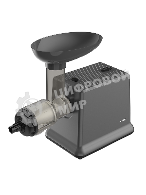 Мясорубка электрическая CENTEK CT-1626 черный, 2000 Вт, 2.0 кг/мин, реверс, защита от перегрузки, насадки - 6