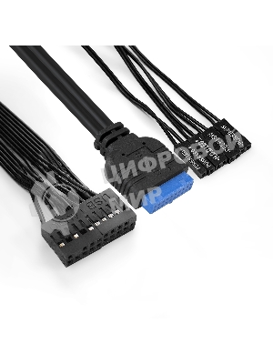 Компьютерный корпус Minitower ExeGate BA-204U (mATX, без БП, 2хUSB+2хUSB 3.0, аудио, черный)