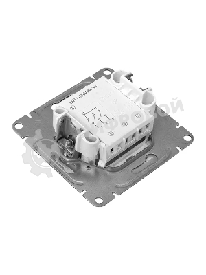 Механизм выключателя EKF UP1-SWW-31 трехклавишный, белый Эпика