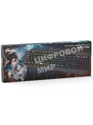 Клавиатура проводная Ritmix RKB-221BL черный