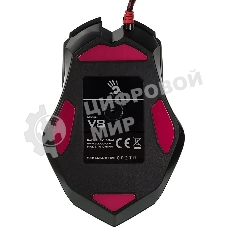 Мышь проводная A4Tech Bloody V8M Max черный, 12000 dpi, USB, кнопки - 10