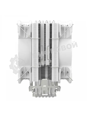 Кулер для процессора Alseye H120D белый, 120 мм, алюминий/медь, 2000 об/мин, 35.5 дБ, 4 pin, 200 Вт, 154 мм