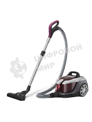 Пылесос BQ VC1610C Xtreme Power серый-фиолетовый, 500/1600 Вт, уборка сухая, пылесборник контейнер 2.5 л