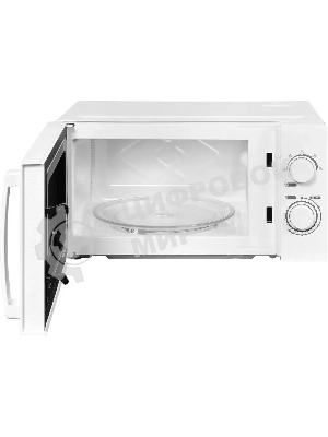 Микроволновая печь Hyundai HYM-M2005 белый, 20 л, 700 Вт, переключатели - поворотный механизм