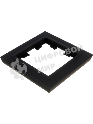 Рамка 1-местная IEK BRITE РУ-1-БрГ графит