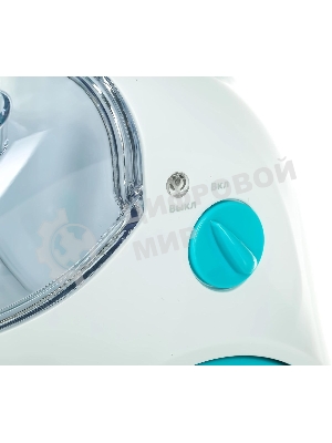 Отпариватель Kitfort КТ-957 белый/бирюзовый, 1500 Вт, 25 г/мин, 1900 мл