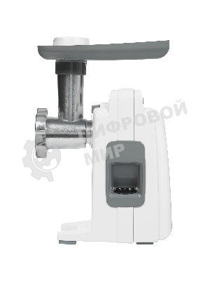 Мясорубка электрическая Аксион М321.04 белый, 1500 Вт, 1.7 кг/мин, реверс, защита от перегрузки, насадки - 4