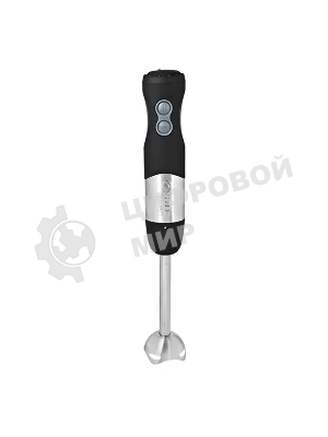 Блендер Vitek VT-3411 ST (стальной, 800 Вт, 6 скоростей, измельчитель 500 мл, стакан 600 мл, управление механическое)