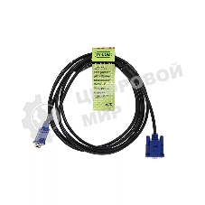 Кабель соединительный SVGA (15M/M) 3 м 2 фильтра TV-COM QCG120H-3M