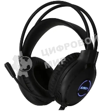 Гарнитура проводная с микрофоном A4Tech Fstyler FH300U черный 2м накладные USB оголовье