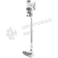Пылесос вертикальный Coolfort CF-3002 белый, питание от аккумулятора, 120 Вт, уборка сухая, пылесборник 0.9 л, работа от АКБ max 32 мин.