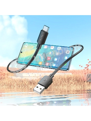 Кабель Hoco X96 Hyper 27W TYPE-C USB (m)-USB Type-C (m) 1м черный коробка