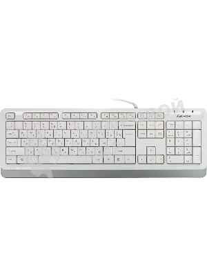 Клавиатура проводная A4Tech Fstyler FK10, USB, белый/серый