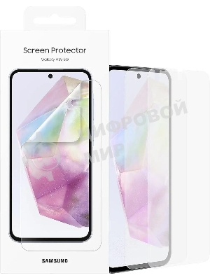 Защитная пленка для экрана Samsung прозрачный для Samsung Galaxy A35 прозрачный 2шт. (EF-UA356CTEGRU)