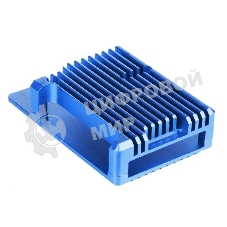 Корпус Qumo Aluminum case without fan, Raspberry Pi 4, blue(RS003)