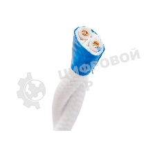 Провод ретро Bironi B1-424-71-50 2х1.5 матовый белый (уп. 50 м)