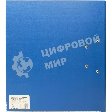 Папка-регистратор Silwerhof 2022105 A4 50мм, двусторонний ПВХ, синий, металлическая окантовка, сборная (упаковка: 2шт)