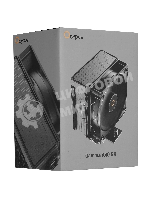 Кулер для процессора Ocypus Gamma A40 BK Gamma-A40-BK1NNWN00X-GL черный 100мм алюминий+медь 29,5db 4-pin 200W 133мм