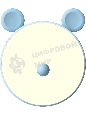 Ночник Gauss NN7026 мышка голубой