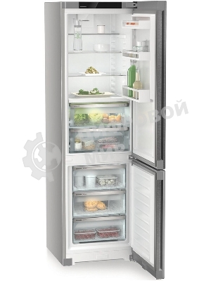 Холодильник Liebherr CBNsdc 573i-22 серебристый двухкамерный 266/94л морозилка снизу, No Frost