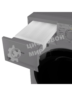 Сушильная машина Maunfeld MFDM168SL02 нержавеющая сталь, 8 кг, сушка - тепловой насос, программ - 16, 59.5 x 84.5 x 61 см