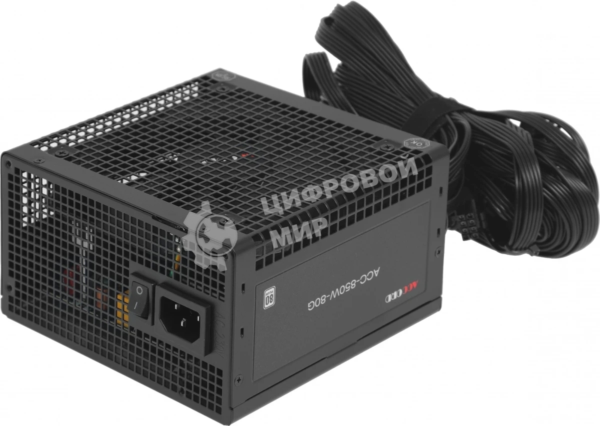 Блок питания Accord ATX 850W ACC-850-80G 80 PLUS (20+4pin) APFC 120мм fan 6xSATA RTL