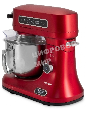 Кухонная машина Rondell RDE-KM900 планетар.вращ. 1900Вт красное вино