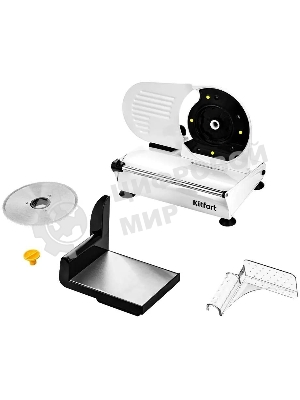 Ломтерезка Kitfort КТ-6269 150Вт (нарезка до 15мм) серебристый/черный