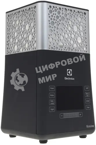 Увлажнитель воздуха Electrolux EHU-3710D черный, 50 м², 5 л, ионизация, гигростат