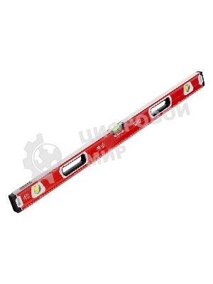 Уровень алюминиевый Matrix, магнит фрезеров 3 глазка 2 комп, рукоятки, 1000 мм